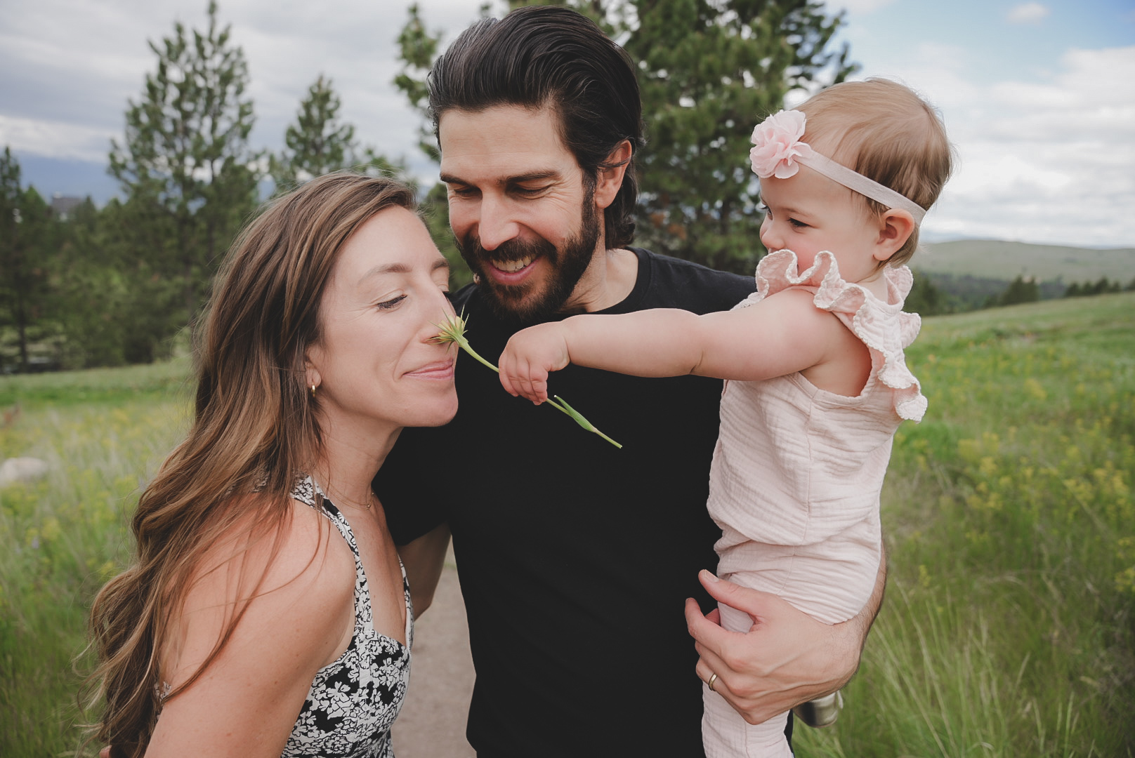 Stopping to smell the flowers